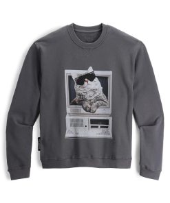 Meowcrosoft Crew Neck Sweatshirt
